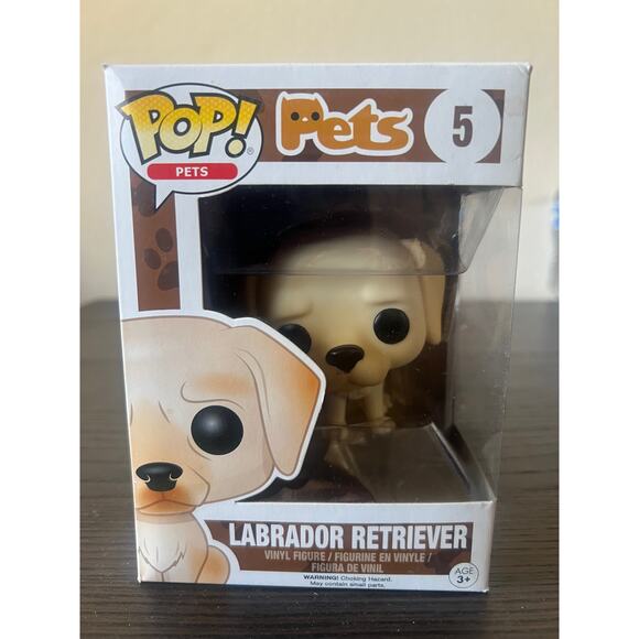 VAULTED Labrador Retriever Funko Pop #5 Pets Pet Vinyl Figurine Dogs Dog Animals